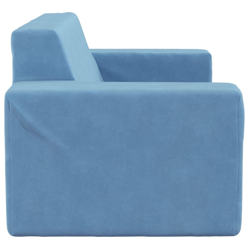 Divano Per Bambini A 2 Posti - Divano Relax Sofa Blu In Morbido Peluche BV291713 - BonneVie -Cameretta Per Bambini AAHKMJXYDAFdJAOAIMEbOAchtTzbsWMnceblMk5y4