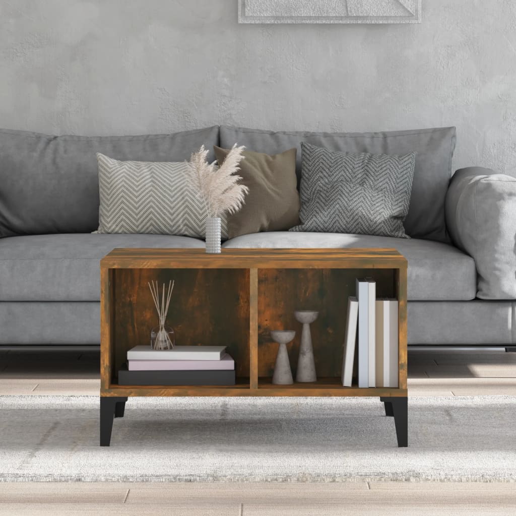 Tavolino da Salotto Rovere Marrone 90x50x40cm Legno Multistrato | Leroy