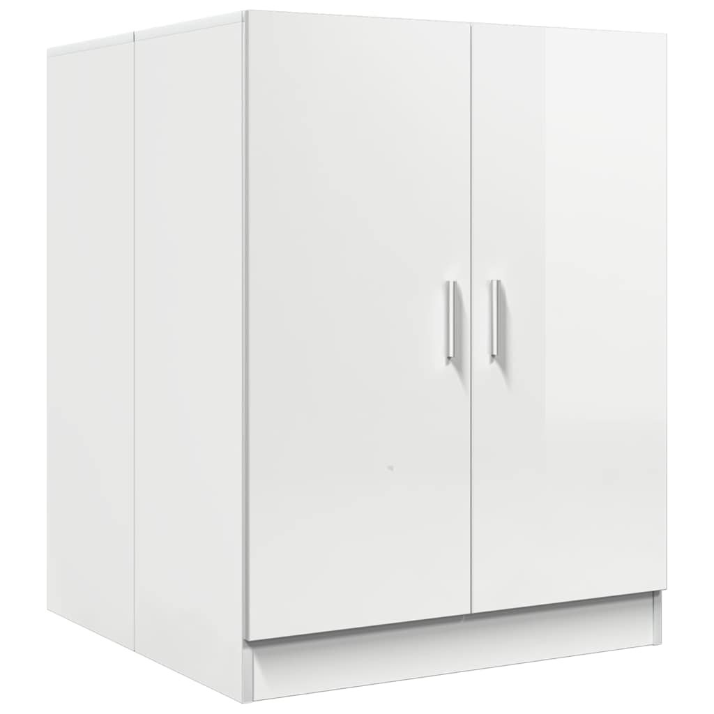Meuble WC Moderne - Meuble Pour Machine à Laver Blanc Brillant 71x71,5x91,5 Cm FR4722 -Songmics Soldes Magasin AAHKMJXYDAFdJAOAIMEbOAchtTzbsWMnceblMk5y4