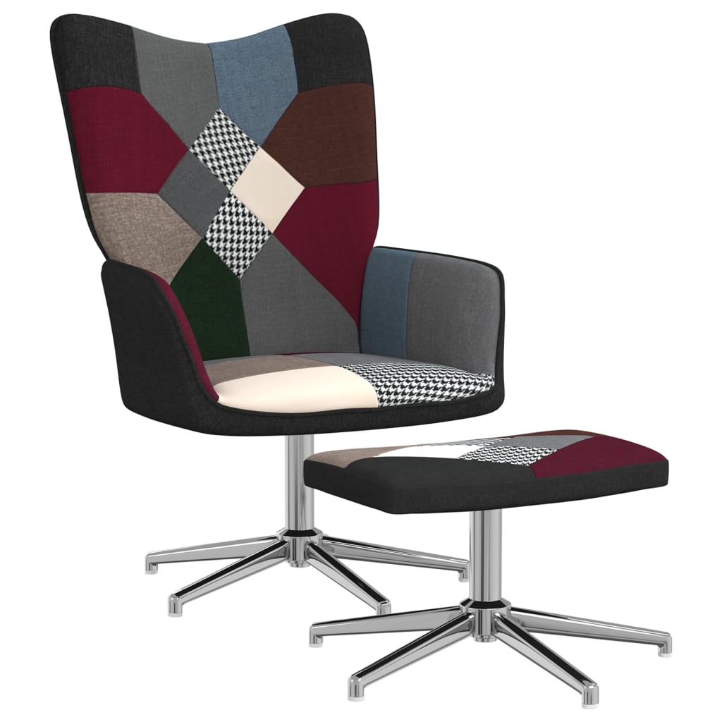 Sedia poltrona design patchwork nordico salotto cucina studio