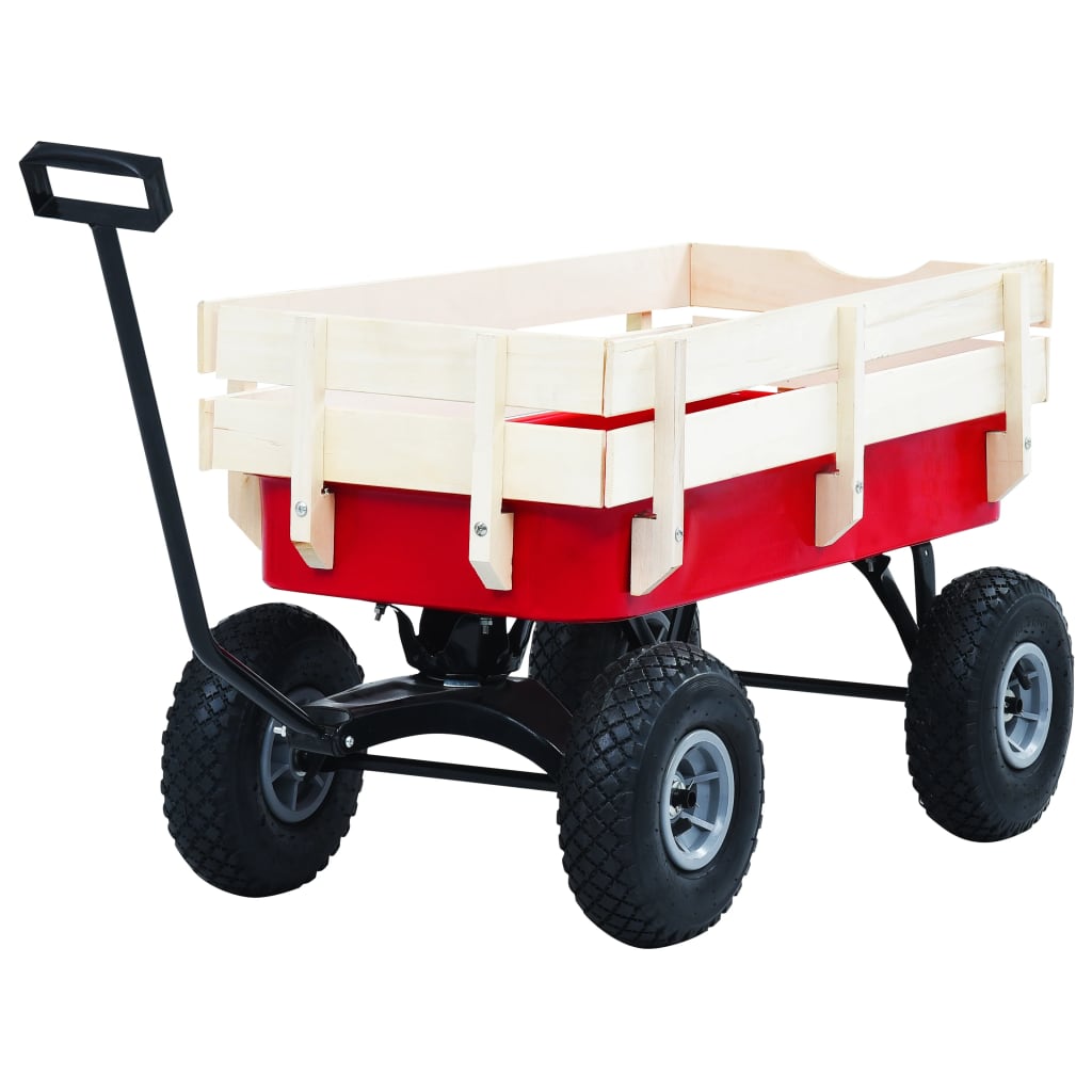 vidaXL Chariot de jardin avec capacité de charge de 350 kg Chariot de transport à main 