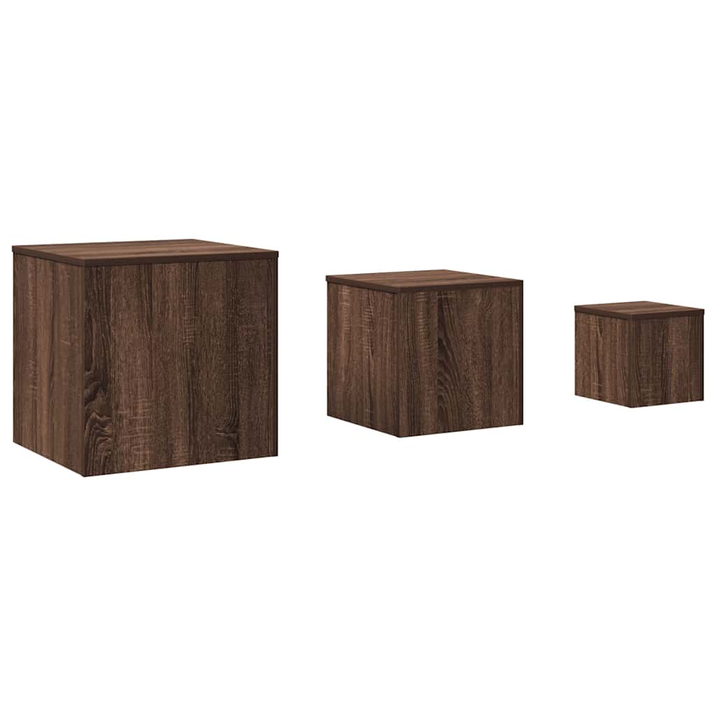 Set Di 3 Credenze - Tavolini Da Divano Rovere Marrone In Legno Multistrato BV643750 - BonneVie -Negozio al dettaglio VIDAXL || HOMCOM || Songmics AAHKMJXYDAFdJAOAIMEbOAchtTzbsWMnceblMk5y4 uJLYAR V4XvyupD9bUK 1GBQxAzC8uVTb35QeoyRX BVKc