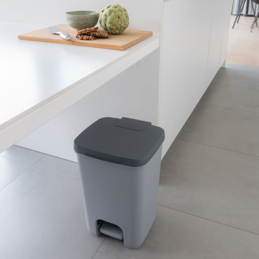  Curver Deco - Cubo de basura (40 L, 40 litros), color blanco :  Hogar y Cocina
