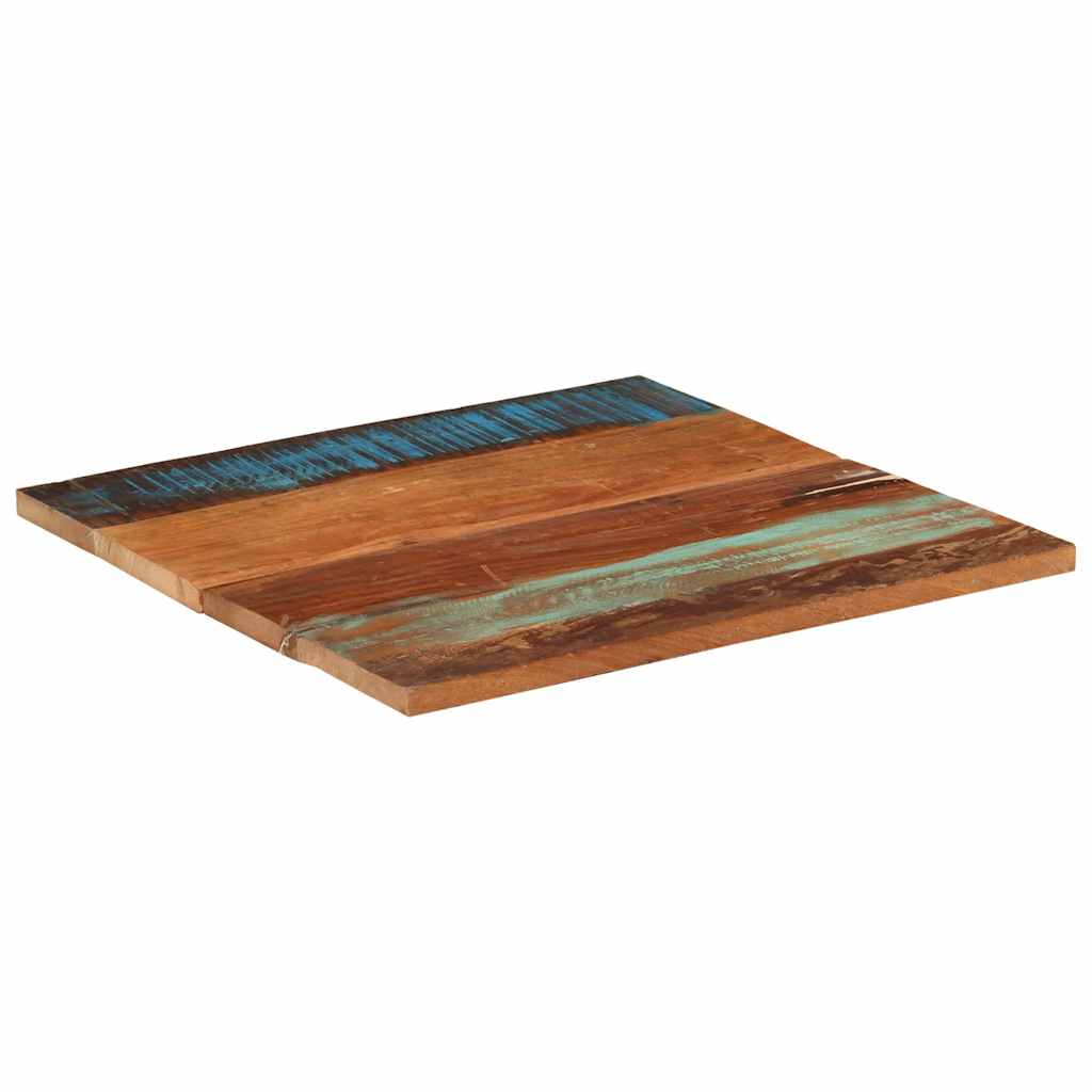 Square Table Top 70x70 cm 25-27 mm Solid Reclaimed Wood vidaXL