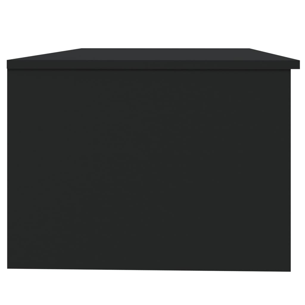 Tavolino Basso Tavolino da Salotto Tavolino da divano Nero 102x50x36 cm in  Legno Multistrato ITD64070