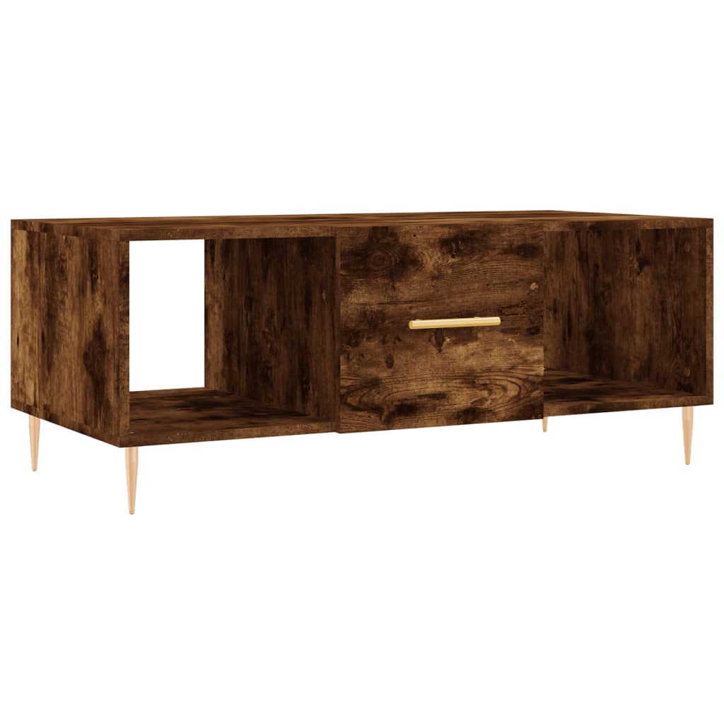 Tavolo Console Basso,Tavolino Caffè,Tavolino da Salotto con Ruote Rovere  Sonoma 50x35x55,5cm Legno Multistrato -BN82003