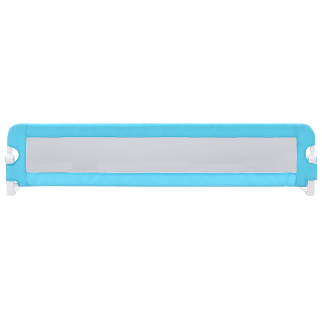 Toddler Safety Bed Rail Blue 180x42 cm Polyester vidaXL