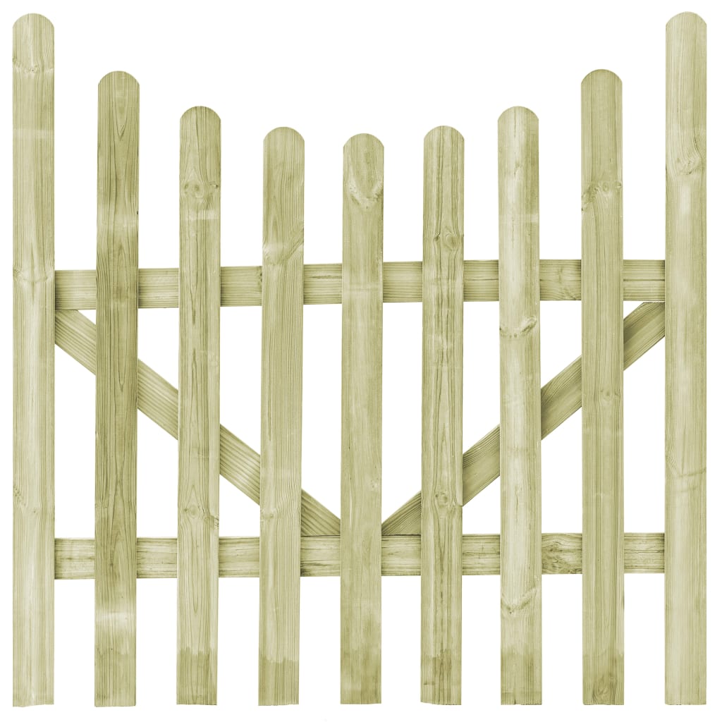 Gartentore 2 Stk. Imprägniertes Kiefernholz 150×150 cm