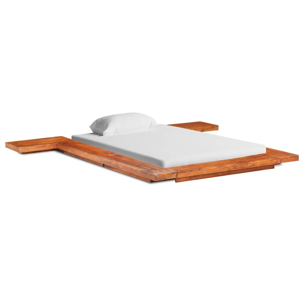 Erst-Holz Letto Futon In Faggio Massello Laccato 100x200 Cm Con Doghe Curve In Betulla - Modello 60.84-10FL, Altezza Seduta 33 Cm - 4