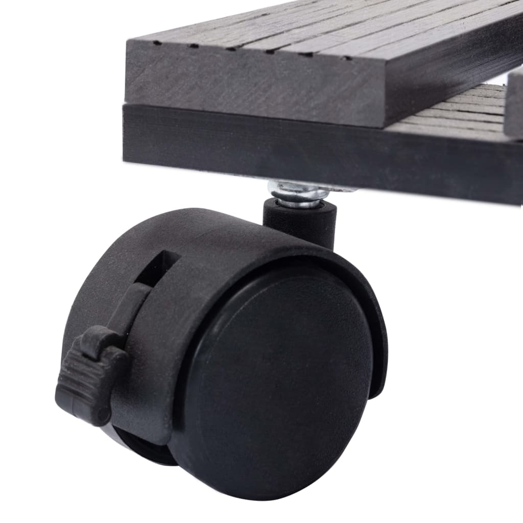 Lot De 4 Chariots à Plantes | Support Et Plateau Pour Jardinière Gris 30x30x7,5 Cm WPC 93076 -Promos Jardin Noble Magasin AAHKMJXYDAFdJAOAIMEbOAchtTzbsWMnceblMk5y4 uJLZUUPScHWGq9hgX8QwHXGK