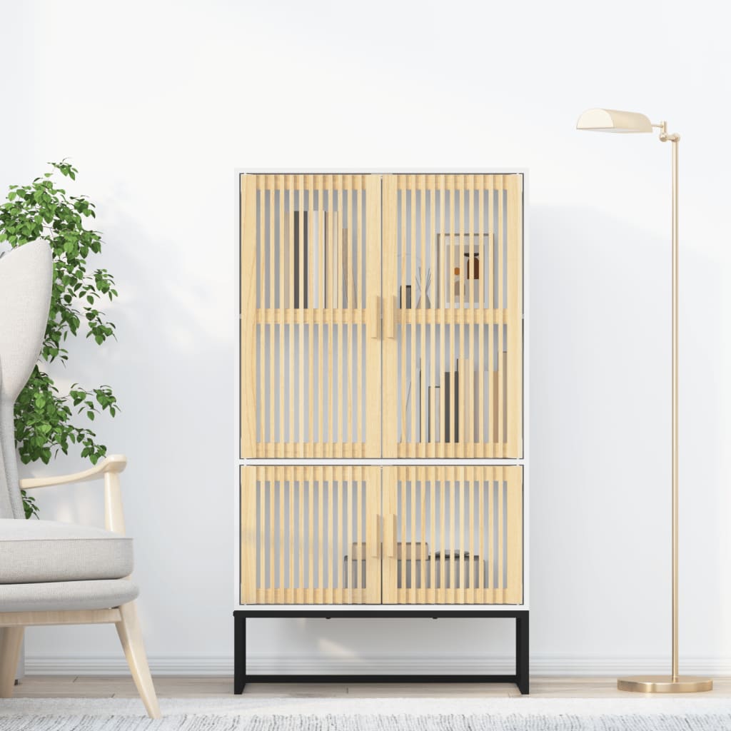 Credenza bassa,Armadietto,Mobile da Cucina Bianco Lucido 70x35