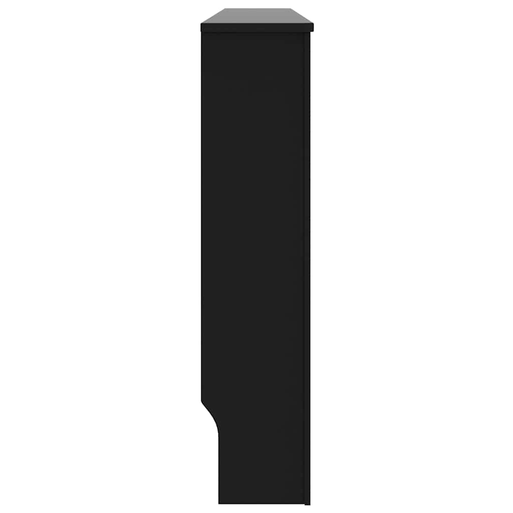 vidaXL Copertura per Radiatore Nera in MDF 78 cm