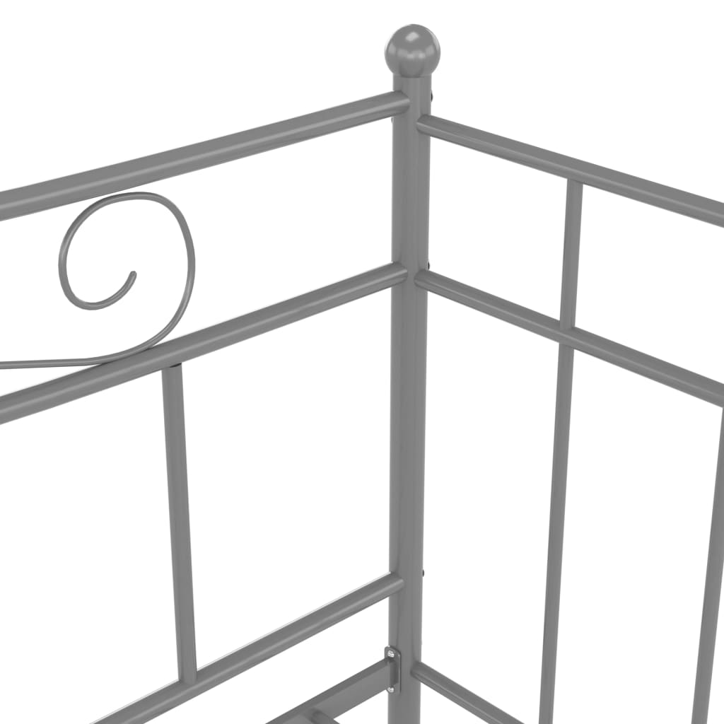 Cadre De Canapé-lit, Lit Adulte Pour 1 Personnes, Structure De Lit, Assemblage Facile, Gris Métal 90x200 Cm OIB5113E -ATMOSPHERA || Songmics Soldes Boutique AAHKMJXYDAFdJAOAIMEbOAchtTzbsWMnceblMk5y4