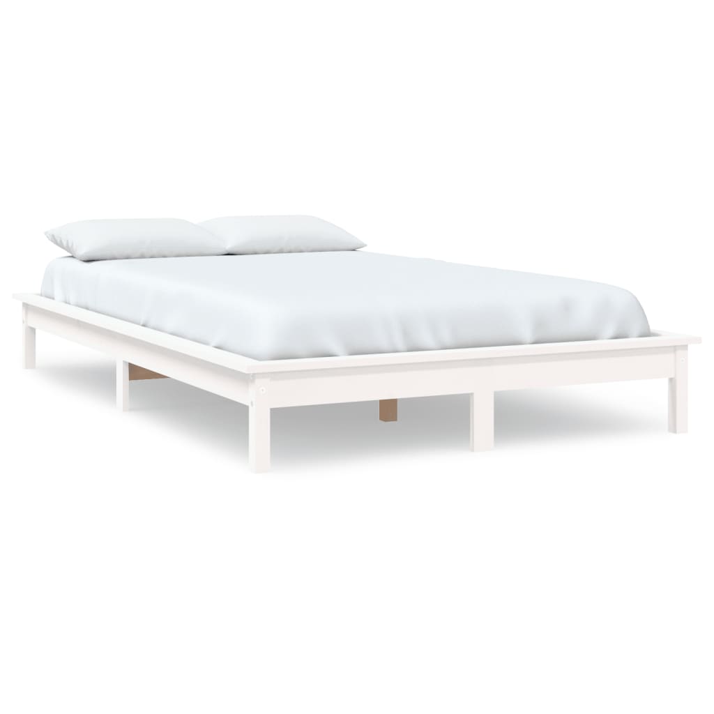 Letto Matrimoniale Moderno Struttura Letto Giroletto Bianco 160x200 Cm In Legno Massello Di Pino ITD88578 -Armonia Casa AAHKMJXYDAFdJAOAIMEbOAchtTzbsWMnceblMk5y4