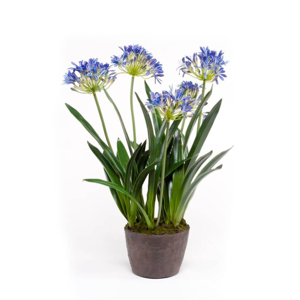 Planta de agapanto artificial 75 cm azul Emerald