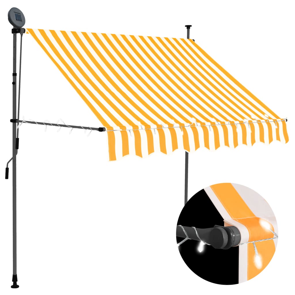 Outsunny Tenda da Sole Laterale e Avvolgibile (3x1.6m) in Alluminio e  Poliestere Imperemabile Anti-UV, per Vento/Privacy Protezione