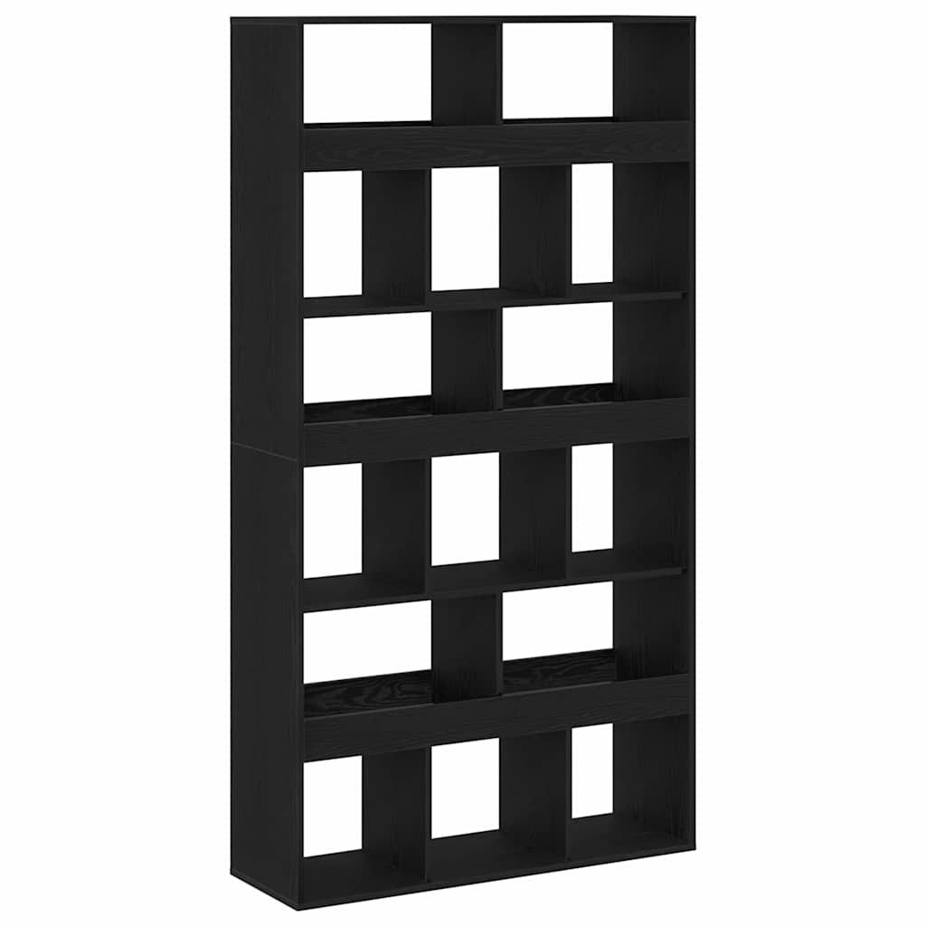 vidaXL Libreria/Divisorio Nero Lucido 80x24x124,5 cm 8720286650974