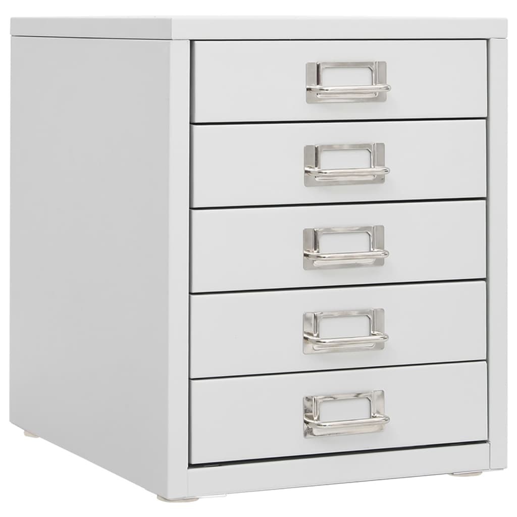Office Cabinet Grey 28x35x35 cm Metal vidaXL