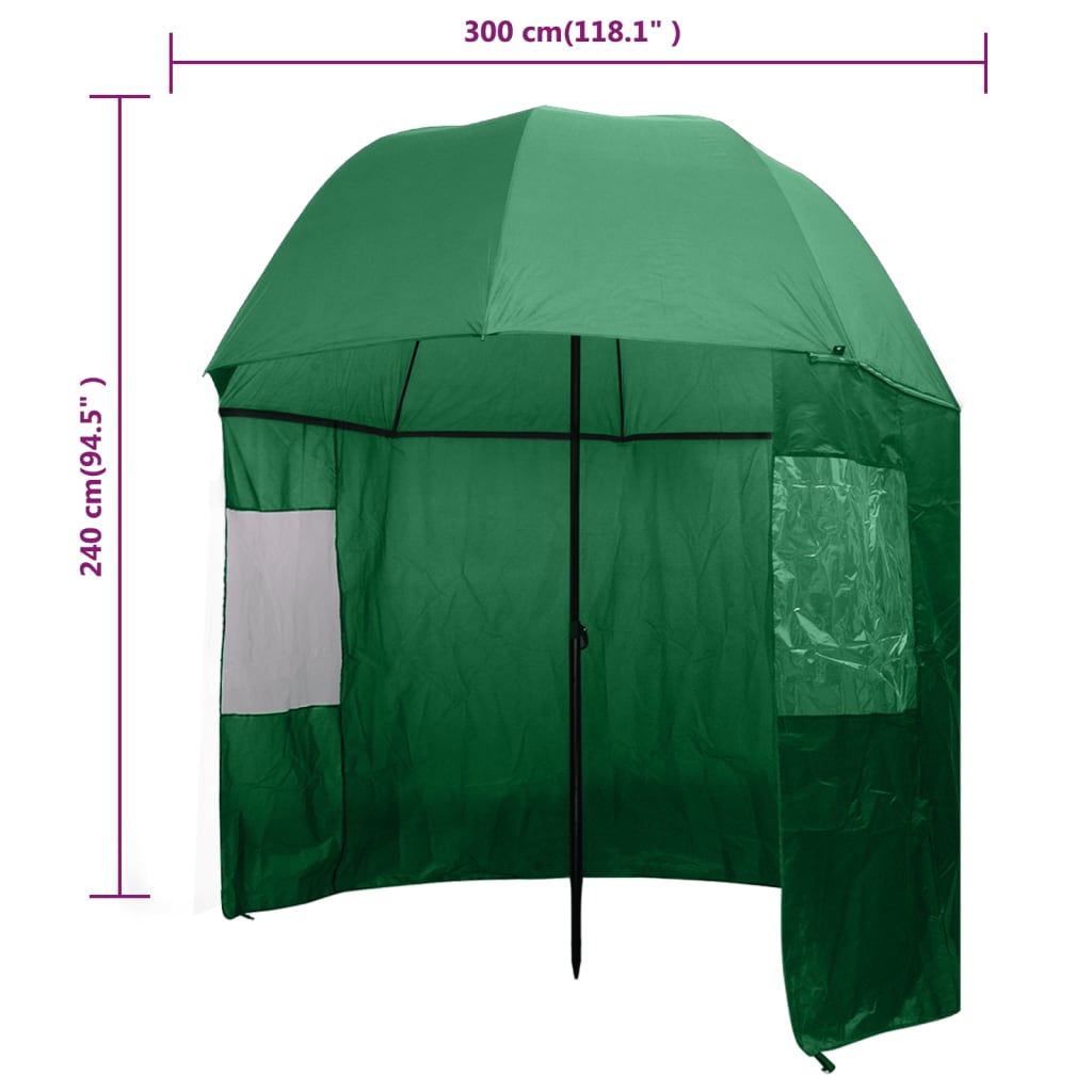 Tente de Bivouac 2 Personnes Vert 300 cm / 3m Pêcheur Pêche à la