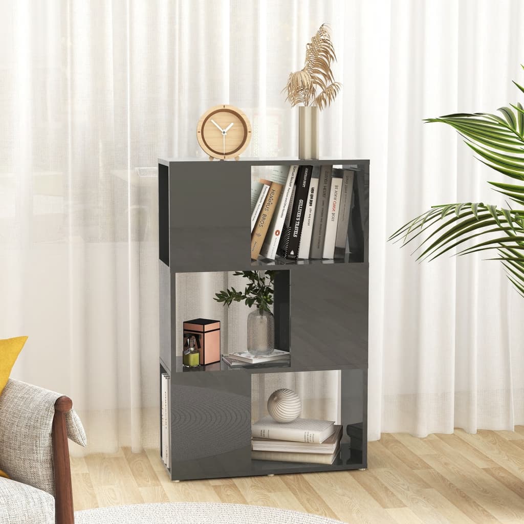 HOMCOM Libreria ad Albero in Legno Bianco, Scaffale Salvaspazio a Colonna  con 10 Ripiani, 50x28x142cm