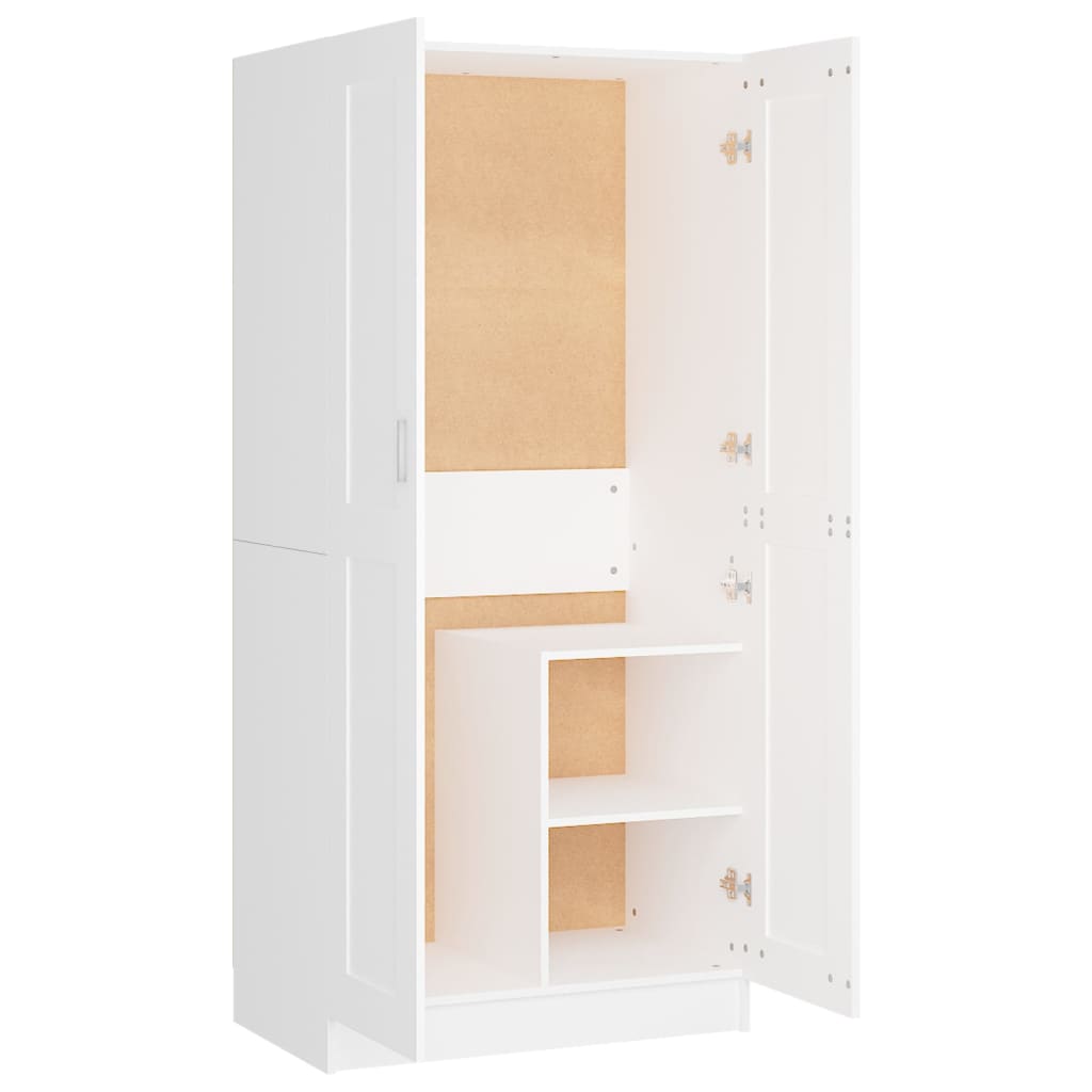 Wardrobe Closet With Mirror Armoire 3 Drawer 5 Shelves Penderie
