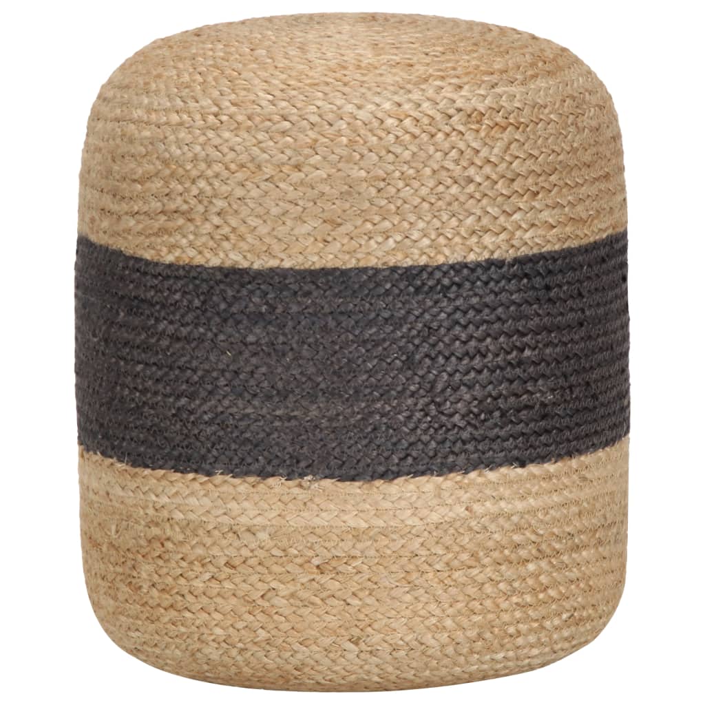 vidaXL Sitzpuff Pouf Sitzpouf Puff Sitzkissen Sitzhocker Fußhocker Hocker Fußbank Ottoman Fußbank Fußschemel Handgefertigt Schwarz 40x45cm Jute vidaXL Sitzpuff Pouf Sitzpouf Puff Sitzkissen Sitzhocker Fußhocker Hocker Fußbank Ottoman Fußbank Fußschemel Handgefertigt Schwarz 40x45cm Jute