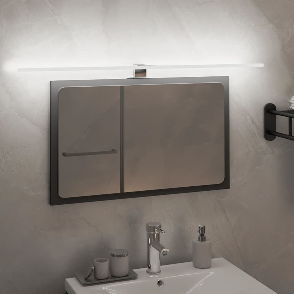 Lampe de miroir à LED applique salle de bain Luminaire LED miroir 7,5 W  Blanc froid 80 cm 6000 K NREFC77009 MaisonChic