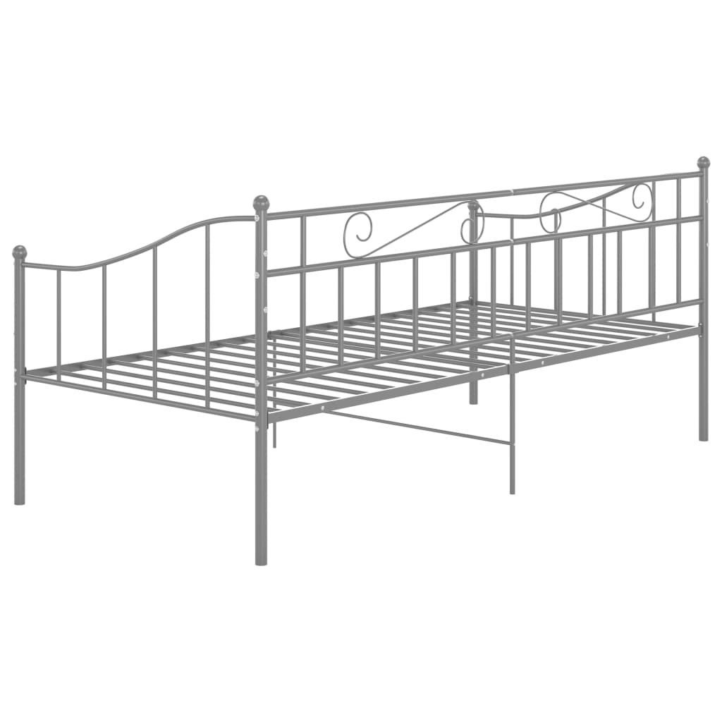 Cadre De Canapé-lit, Lit Adulte Pour 1 Personnes, Structure De Lit, Assemblage Facile, Gris Métal 90x200 Cm OIB3757E -ATMOSPHERA || Songmics Soldes Boutique AAHKMJXYDAFdJAOAIMEbOAchtTzbsWMnceblMk5y4