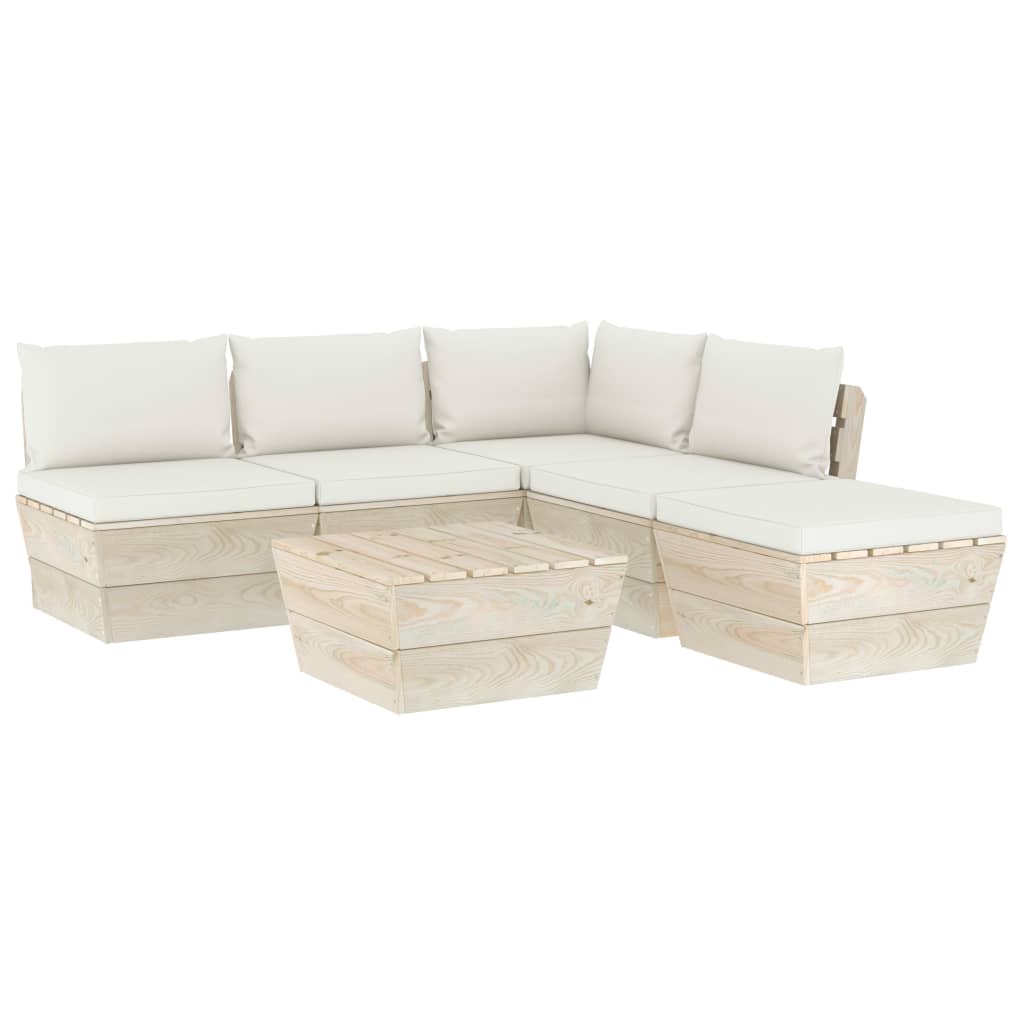 Unico Design Cuscino per Divano Pallet Crema 60x60x12 cm 60x60x12 cm  Magnifico it - crema71395