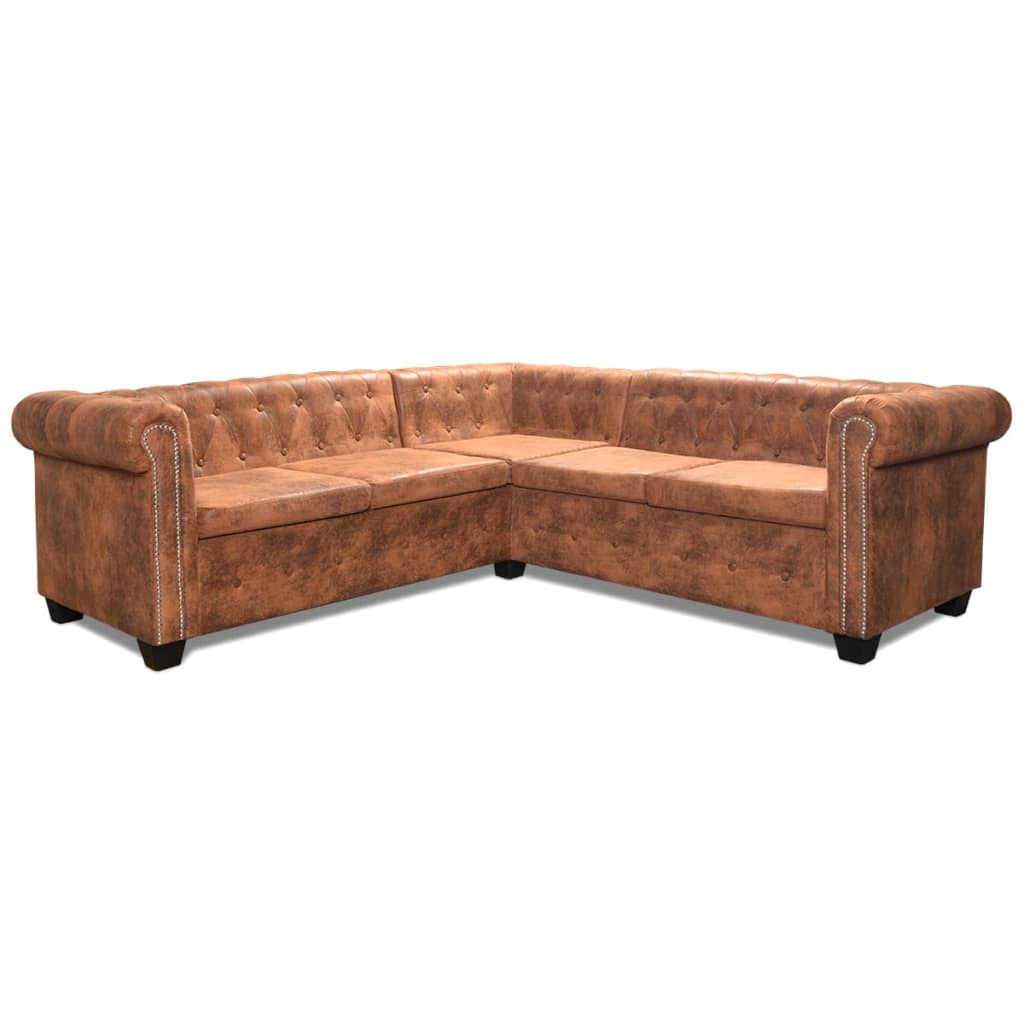 Divano Chersterfield Ad Angolo 5 Posti - Divano Relax Sofa In Similpelle Marrone BV661151 - BonneVie -Negozio al dettaglio VIDAXL || HOMCOM || Songmics AAHKMJXYDAFdJAOAIMEbOAchtTzbsWMnceblMk5y4 uJLaqFrzBgmsIp qk5mwLGB4R4adNh5COQvEKhBlwyjM0S