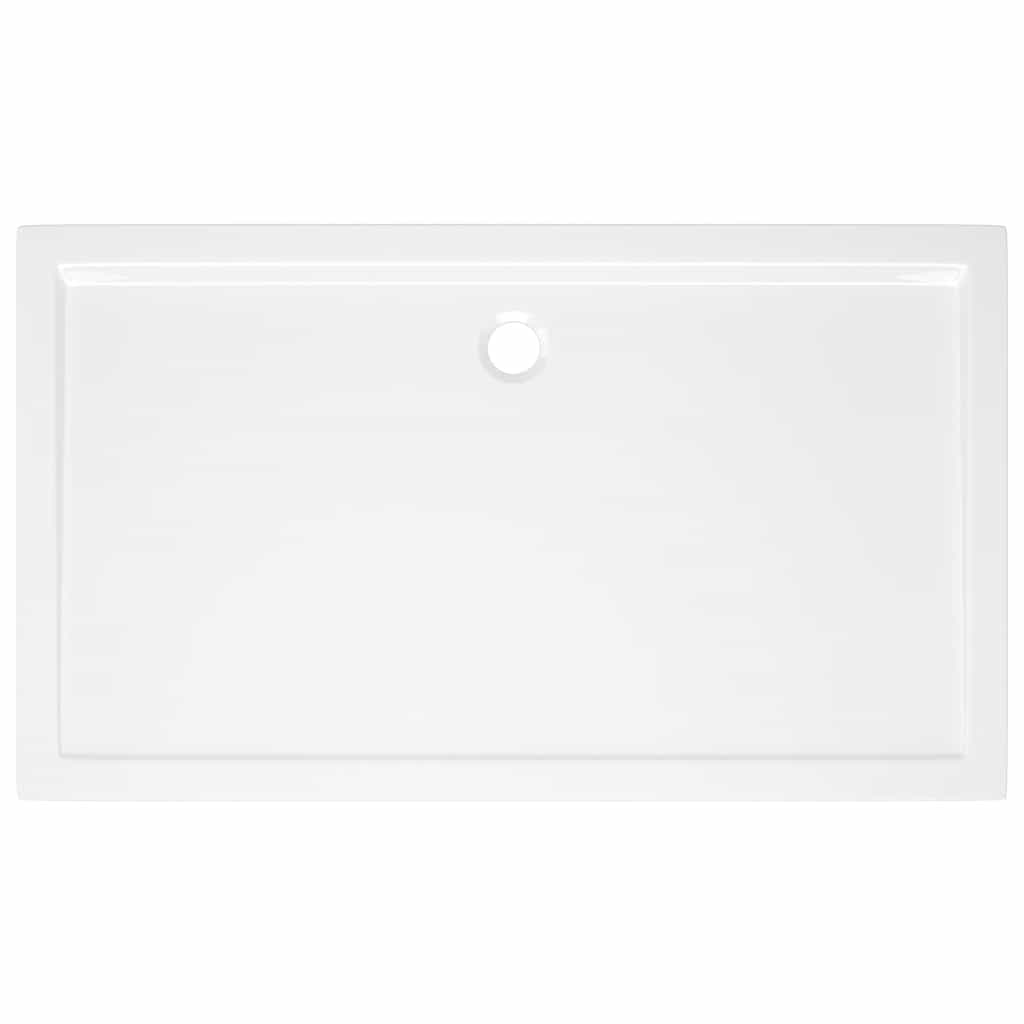 Receveur De Douche Idralite 70x120 Cm – Blanc – Résine Acrylique