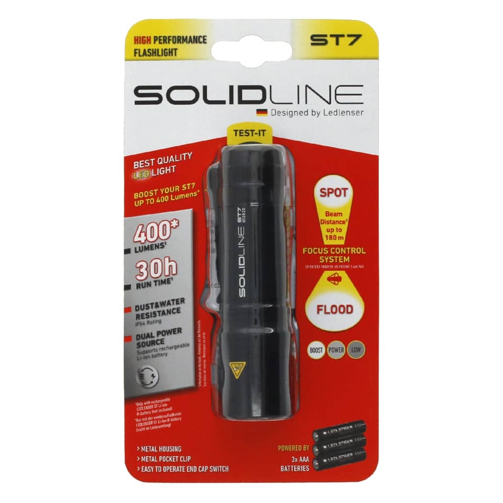 LED LENSER SOLIDLINE ST7 - Il Ricaricabile