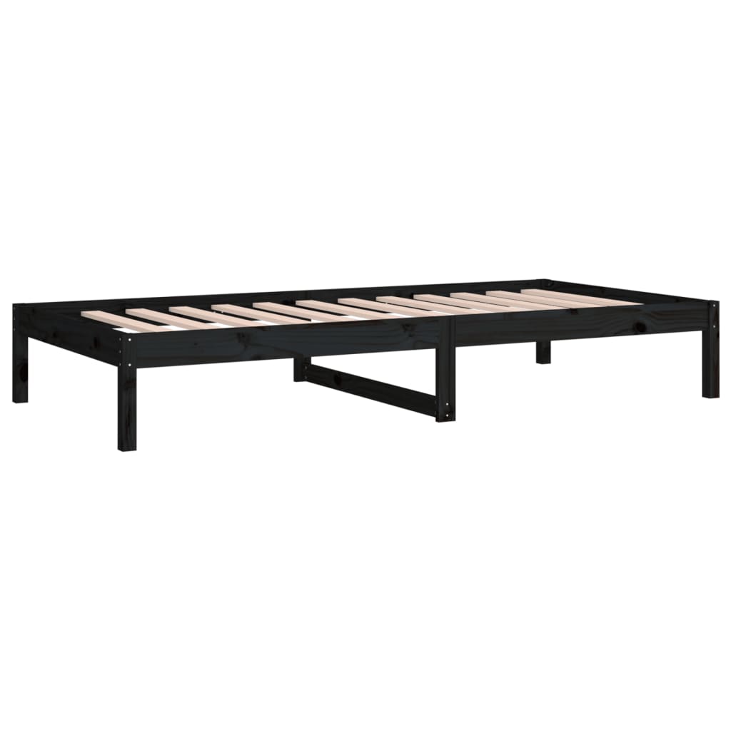 Letto Singolo Moderno Struttura Letto Dormeuse Nera 90x200 Cm In Legno Massello Di Pino ITD38493 -Cameretta Per Bambini AAHKMJXYDAFdJAOAIMEbOAchtTzbsWMnceblMk5y4 uJLb4