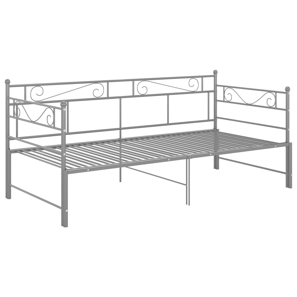 Cadre De Canapé-lit Extensible, Lit Adulte Pour 1 Personnes, Structure De Lit, Assemblage Facile, Gris Métal 90x200 Cm OIB4837E -ATMOSPHERA || Songmics Soldes Boutique AAHKMJXYDAFdJAOAIMEbOAchtTzbsWMnceblMk5y4