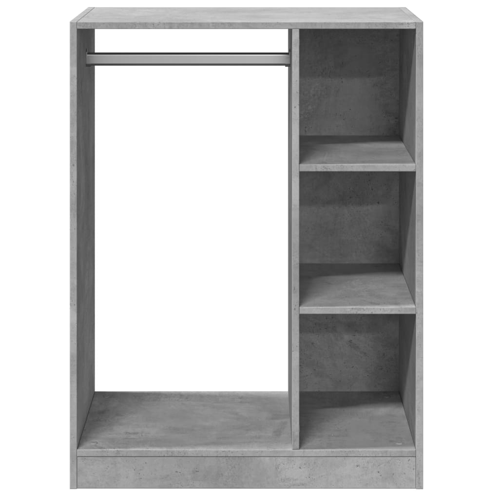 Armario de madera de ingeniería gris hormigón