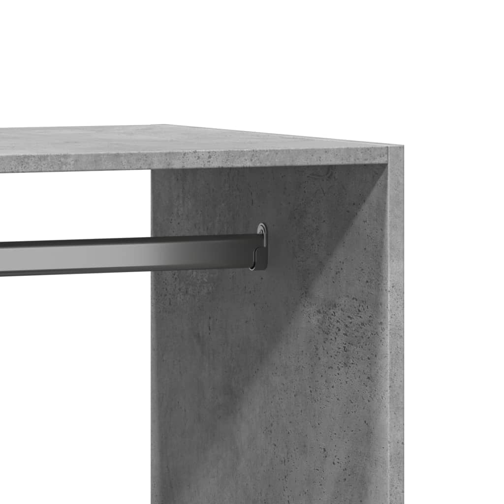 Armario de madera de ingeniería gris hormigón