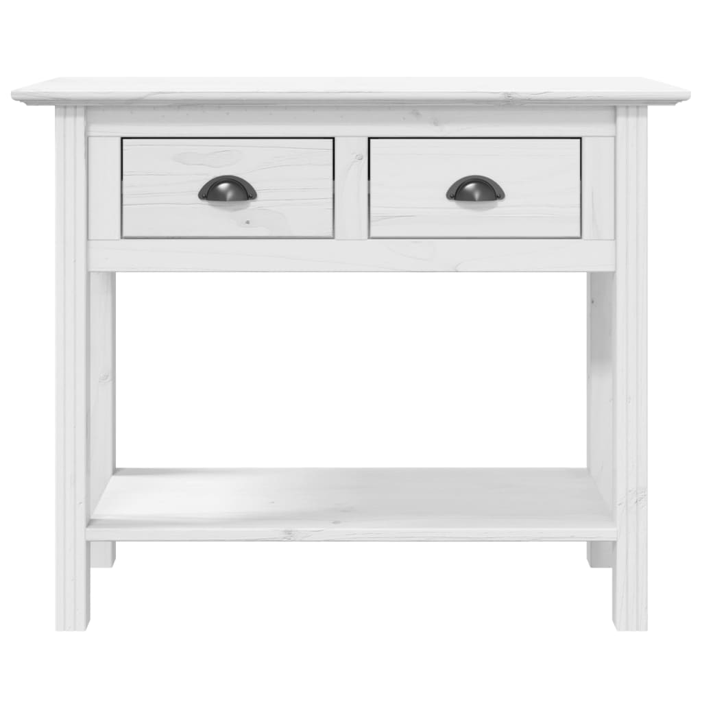 SIMPLIHOME Baule Portaoggetti Connaught In Legno Massello, Largo 130 Cm, Colore Nero, 3 Vani, Per Soggiorno E Ingresso