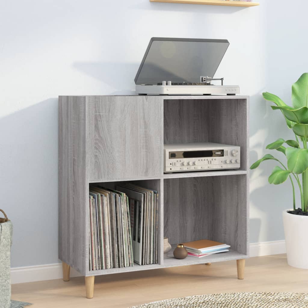 Librerie，Armadio Porta CD，Scaffale/Armadio per CD Grigio Sonoma 102x23x89,5  cm Legno Multistrato CNWI531007