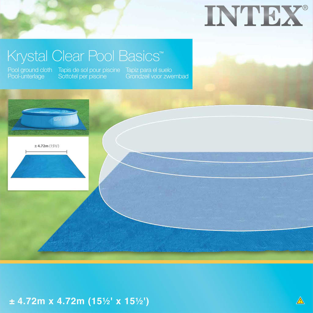 Pool Ground Cloth Square 472x472 cm 28048 INTEX