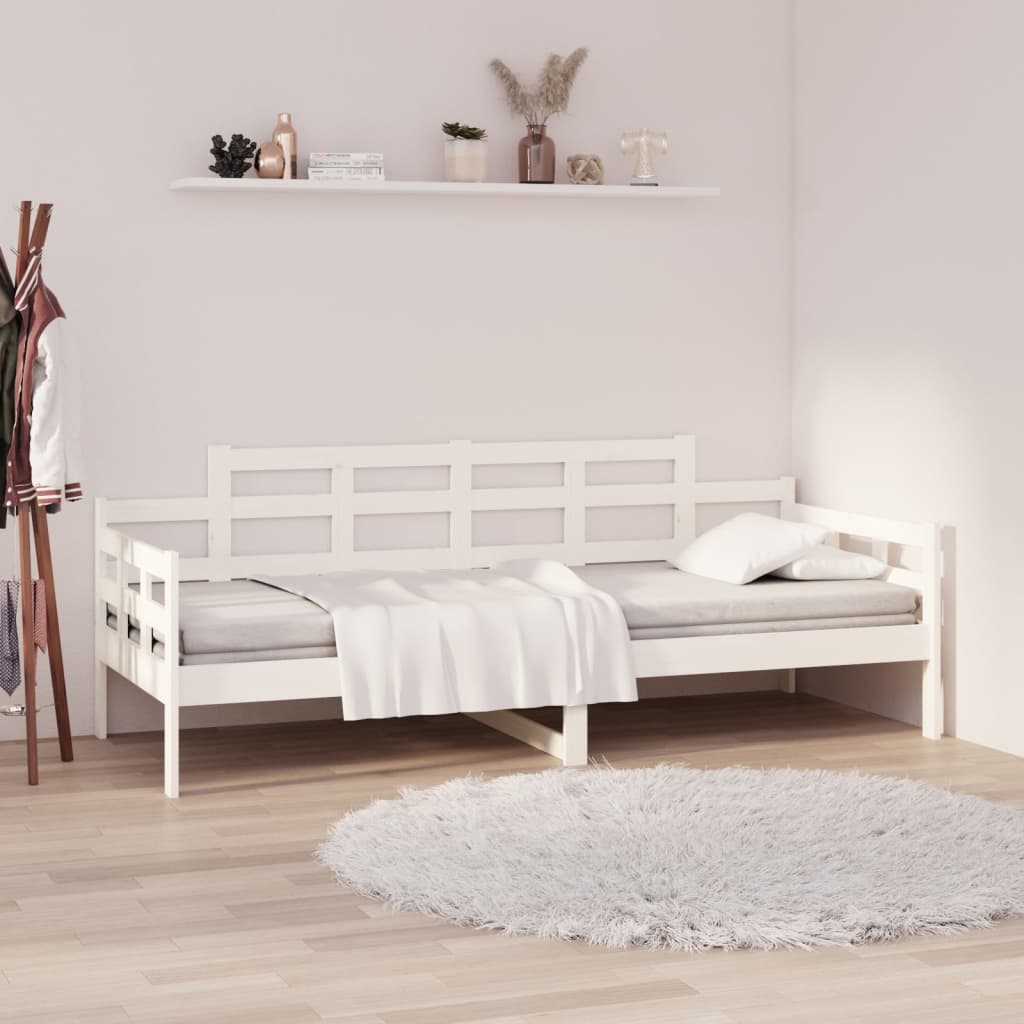 Letto Singolo Moderno Struttura Letto Dormeuse In Legno Massello Di Pino Bianco 80x200 Cm ITD33082 -Cameretta Per Bambini AAHKMJXYDAFdJAOAIMEbOAchtTzbsWMnceblMk5y4