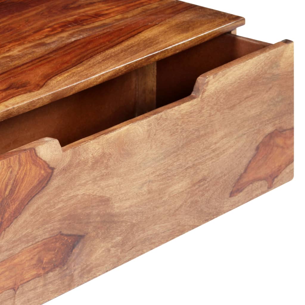 vidaXL Mueble para TV de madera maciza de sheesham 145x30x30 cm - Marrón