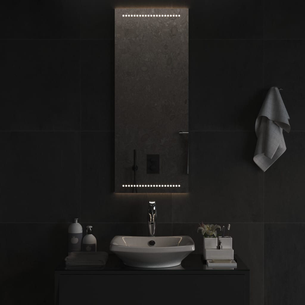 Specchio con Luci LED Moderno per il Bagno 40x100 cm -61996