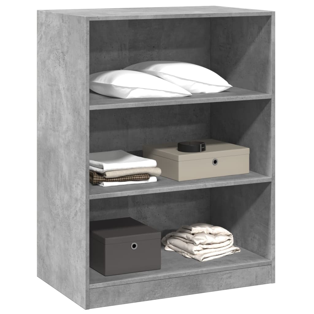 Armario de madera de ingeniería gris hormigón