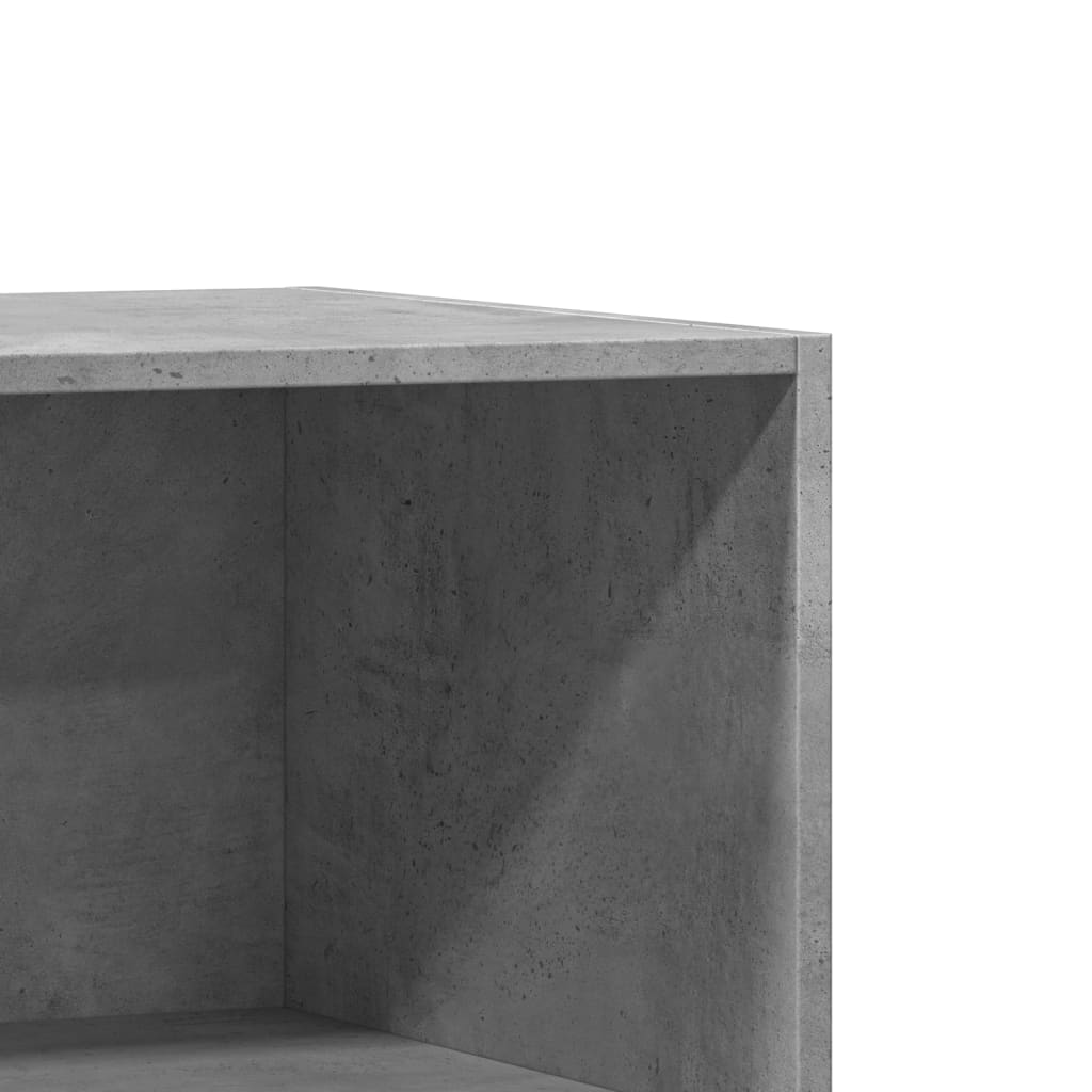 Armario de madera de ingeniería gris hormigón