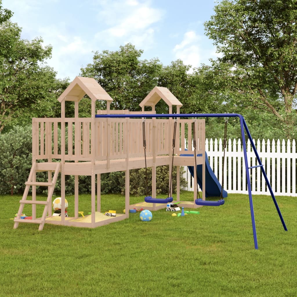 Parque infantil de exterior madera maciza Douglas vidaXL401174