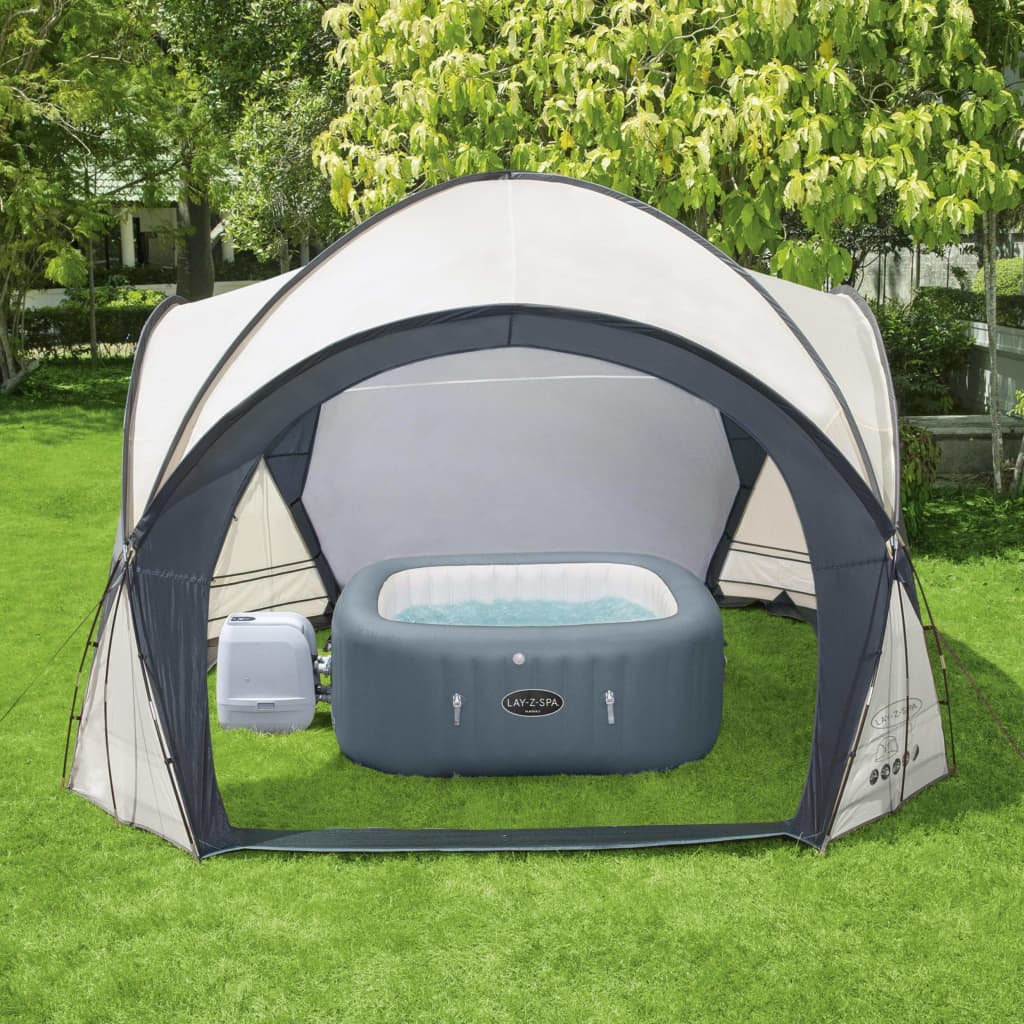 Tente à dôme Lay-Z-Spa pour spa Style Moderne - Tonnelle Barnum Pavillon de  Jardin - 390x390x255 cm Chic-149110
