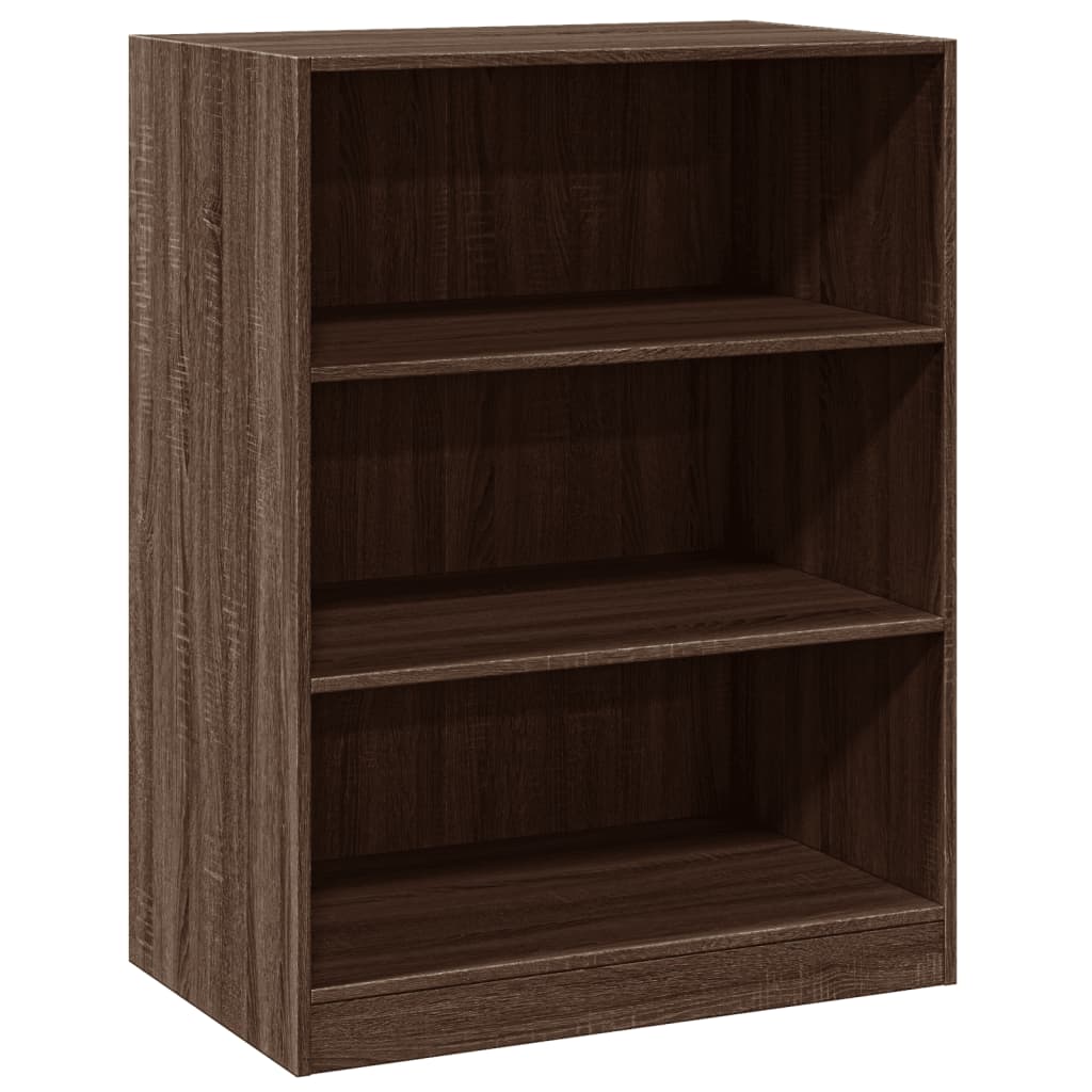 Armario de madera de ingeniería marrón roble