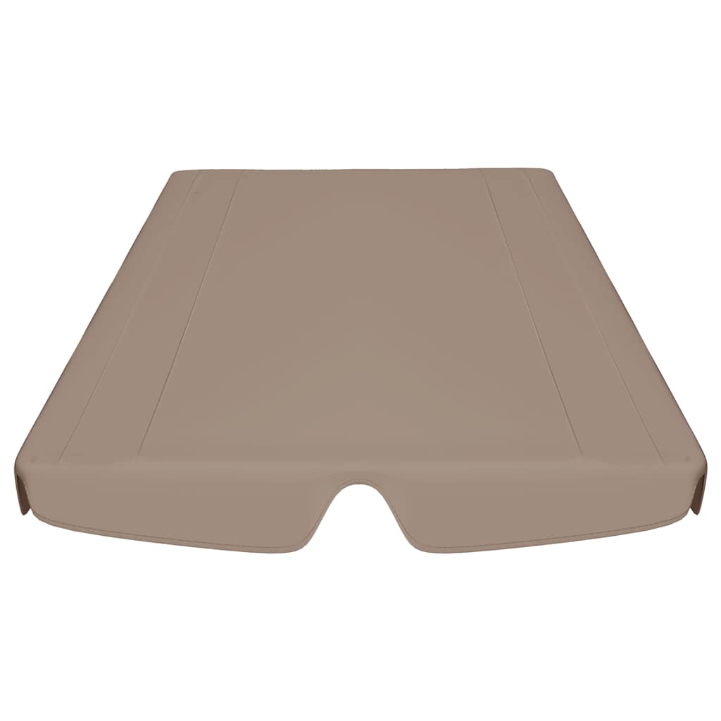 Dosel de repuesto columpio jardín gris taupe