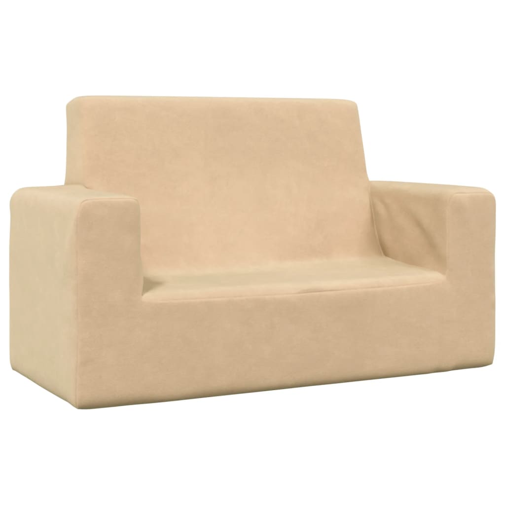 Divano Per Bambini A 2 Posti - Divano Relax Sofa Crema In Morbido Peluche BV556966 - BonneVie -Armonia Casa AAHKMJXYDAFdJAOAIMEbOAchtTzbsWMnceblMk5y4