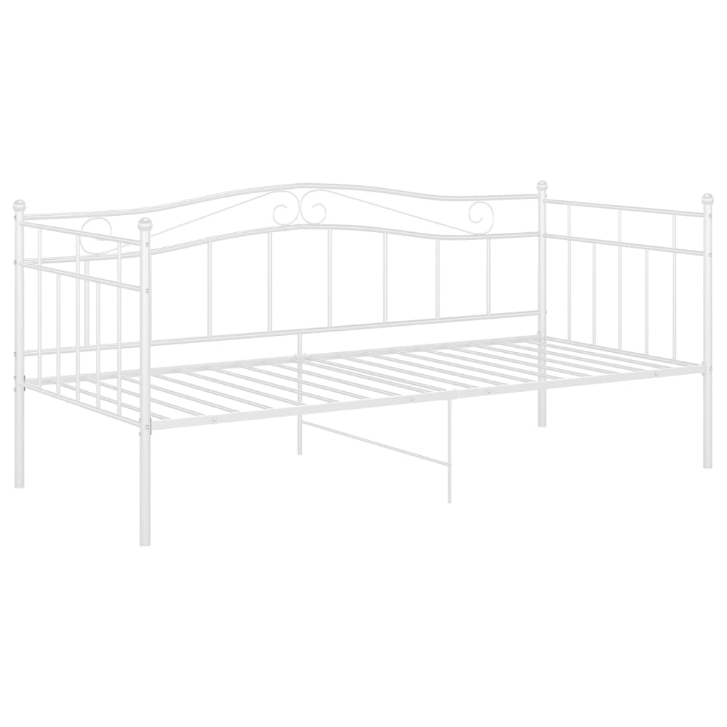 Cadre De Canapé-lit, Lit Adulte Pour 1 Personnes, Structure De Lit, Assemblage Facile, Blanc Métal 90x200 Cm OIB3727E -ATMOSPHERA || Songmics Soldes Boutique AAHKMJXYDAFdJAOAIMEbOAchtTzbsWMnceblMk5y4